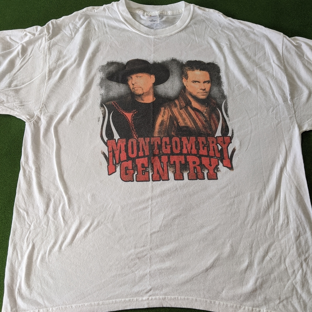 Montgomery Gentry Band Tour Tee White XXL Gildan